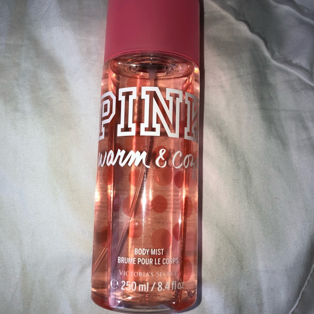 Pink warm & cozy body mist